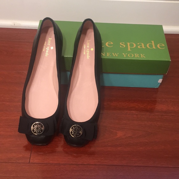 kate spade Shoes - NIB Kate Spade Fontana Flat Nappa Leather